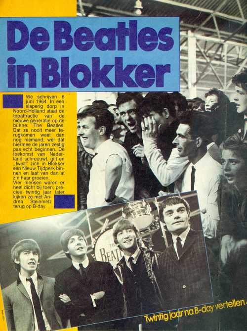 Beatles in Blokker ( o.a. interviews DICK VAN GELDER & BEN ESSING