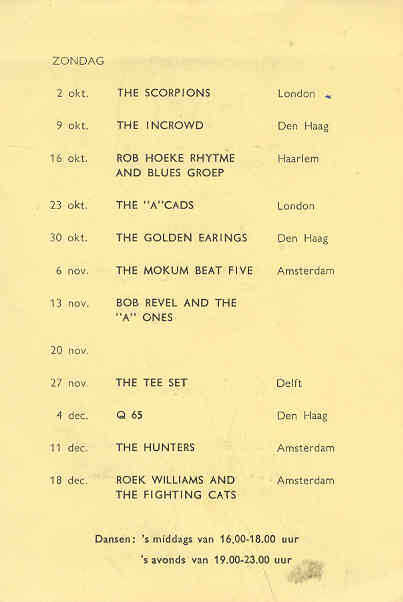 CONCORDIA HIPPOLYTUSHOEF  dansprogramma 1966