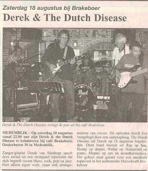 Derek and the Dutch Disease