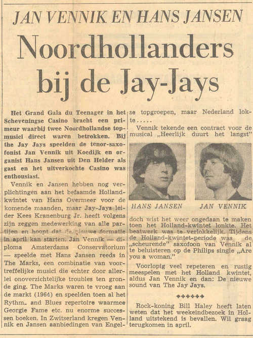 Noord-Hollanders bij the JAY -JAYS